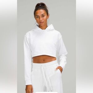 Lululemon All Yours Cropped Hoodie
White 23” P2P